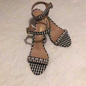 NWOT Madden Girl black plaid heels